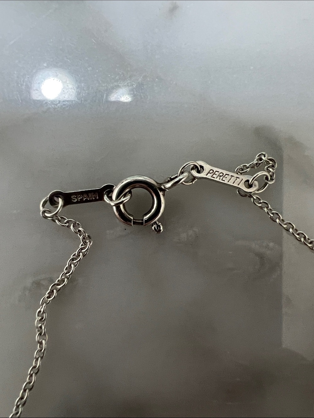 Tiffany & Co. Silver Heart Pendant Necklace with Signature Blue Pouch - Picture 2 of 7